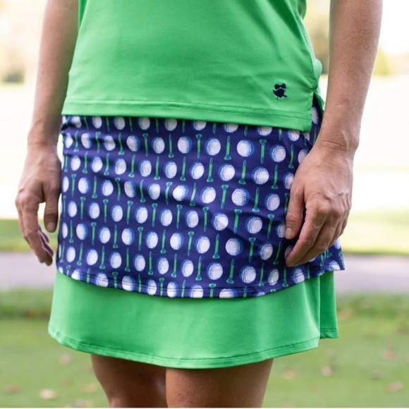 Birdies & Bows Pants - Birdies & Bows Golf Skort Size L